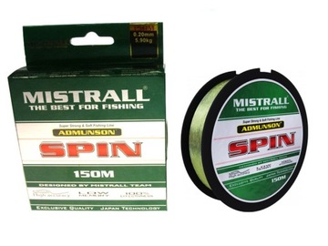 MISTRALL ADMUNSON SPIN LINE 0,18мм/150м