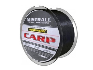 MISTRAL ADMUNSON CARP BLACK LINE 0.25мм/1000м