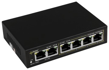 PoE-коммутатор Pulsar SG64 — 6p Gigabit, 4 порта PoE