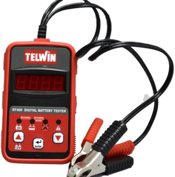 ТЕСТЕР АККУМУЛЯТОРОВ TELWIN DT400 TELWIN 802605 ЦИФРОВОЙ 12 В