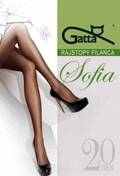 Колготки GATTA SOFIA эластичные 20 ден COLORS # 4 L