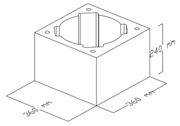 Дымоходный блок К, керамический дымоход без вентиляции