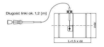 Демпфер с тросом PJS160/C fi 160 DARCO