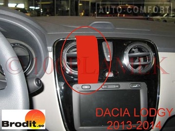 BRODIT PROCLIP Konsola do DACIA LODGY 2013-2014 C