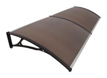 DASZEK NAD DRZWI ZADASZENIE 200 x 80 ALUMINIUM