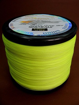 PLECIONKA MISTRALL SHIRO 0,23 mm /1000m ŻÓŁTA FLUO