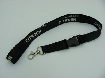 CITROEN LEASH черный + надпись, ширина 20мм, длина 52см