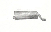 Глушитель конечный peugeot 206 poj.1,1-1,4 00-11r. фото №1