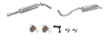 Глушник середній кінцевий skoda fabia1.0 1.2 1.4 1.9 фото №1