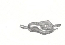 Глушник кінцевий opel astra g poj.1,4+1,6 od 2003r. фото №1