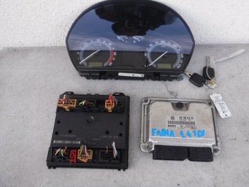 Комп'ютер набір skoda fabia i 1.4 tdi 045906019bq фото №1