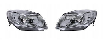 Фара лампа перед skoda fabia 07-10 комплект фото №1