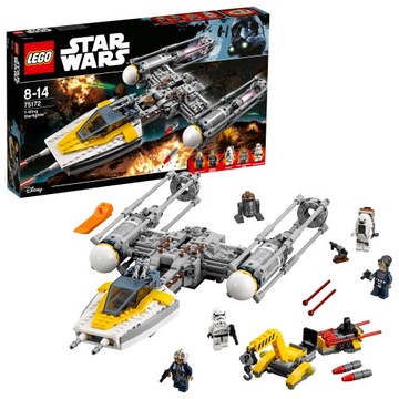 Pads lego star wars set y - wing starfighter 75172, фото