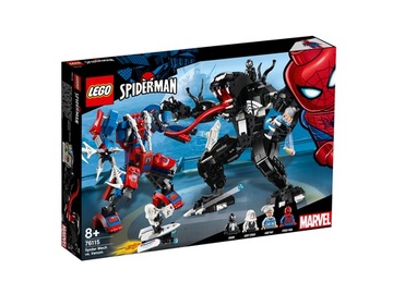 Lego superheroes 76115 pajeczy mechanism kontra venom, фото