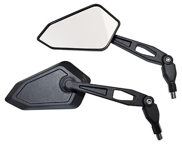 Mirrors 2 pcs honda cb 650 cb 1100 cb hornet fazer bandit black motorcycle, фото