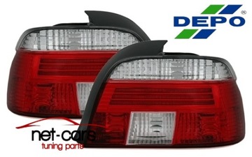 Фонари задние bmw 5 e39 e 39 неон рестайлинг depo седан, фото