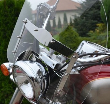 Average glass honda shadow 1100 vt1100 stainless steel, фото