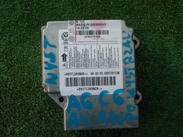 Control unit sensor airbag 4f0910655a audi a6 c6, фото