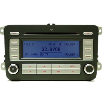 Автомагнитола rcd300 mp3 golf v passat cc tiguan scirocco, фото