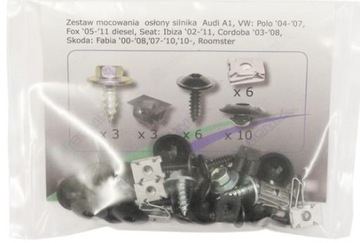 Set clip protection motor fabia polo roomster, фото