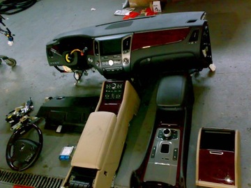 Hyundai equus tape recorder console navigation panel, фото