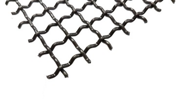 Сетки сетка карбоновая гофрированная тканевая плетеный отверстие 30 x 30 мм дрот 3 мм, фото