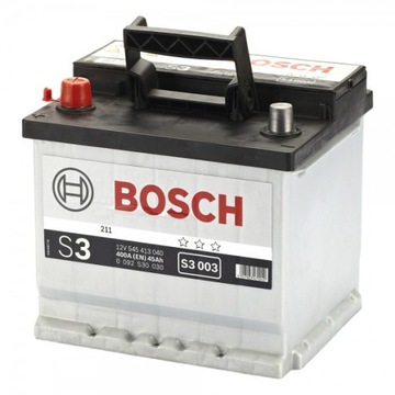 0 092 S30 020 BOSCH S3 002 S3 Batteria 12V 45Ah 400A B13