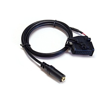Соединение aux до vw/ audi rns-2 mqs18 jack 3, 5, фото