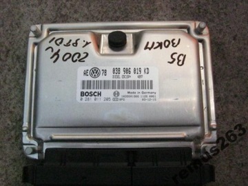 Компьютер passat b5, a4 1.9 tdi, 038906019kd, фото