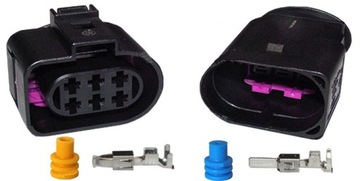 1j0973733 1j0973833 vw 2, 8 connector nest connector set, фото