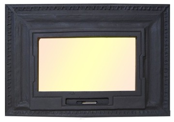 Door cast iron to chimney g1 door fireplace, фото