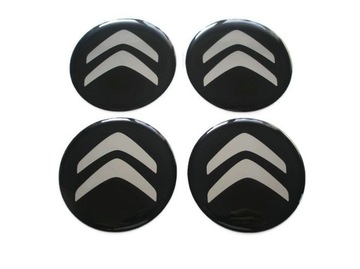 Emblems icons logo on caps disks caps stickers citroen 55mm, фото