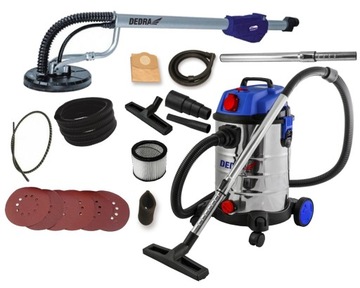 Vacuum cleaner industrial dedra ded6601 1400 в, фото