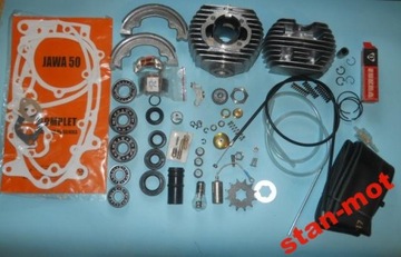 067 jawka jawa 50 cylinder 60 bearing head ogar, фото