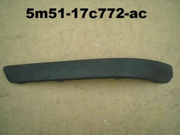 Ford focus overlay right rear bumper 5m51, фото