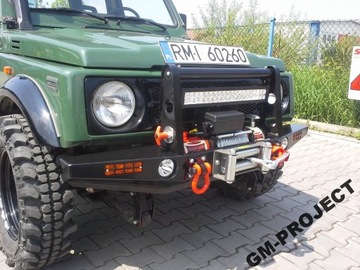 Bumper front suzuki samurai winch fasteners, фото