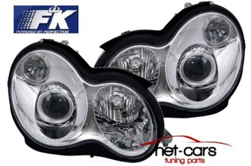 Headlights mercedes c class w203 restyling 04-07c, фото