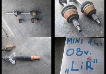 Axle front mini cooper 1. 4i 2008 short left, фото