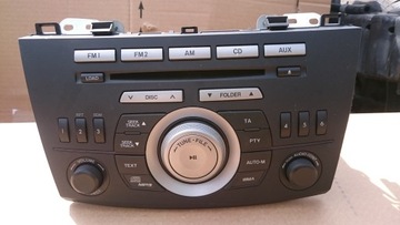 Mazda 3 2 09- tape recorder mp3 original, фото