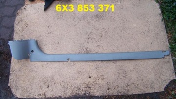 Seat arosa 01-05 restyling plastic overlay threshold left, фото