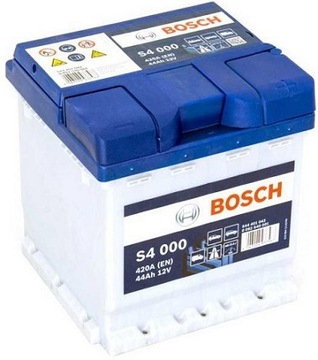 Аккумулятор bosch s4 44ah 420a s40 001 s40 001 44 ah, фото