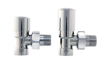 Set valve radiator+ reverse locking chrome, фото