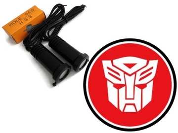 Welcoming light logo transformers 3d effect, фото