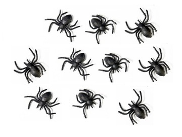 Spider party deco 3 x 3 centimeters 10 pcs., фото