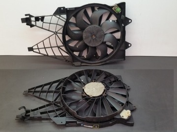 Radiator fan fiat linea 1.3 m - jet air conditioner, фото