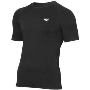 T-shirt training short sleeve strap xxl black, фото