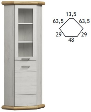 Showcase angular glove compartment glass system for furniture salon, фото