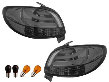 Фонарь задний комплект светодиодные led подсветка бар диоды peugeot 206, фото