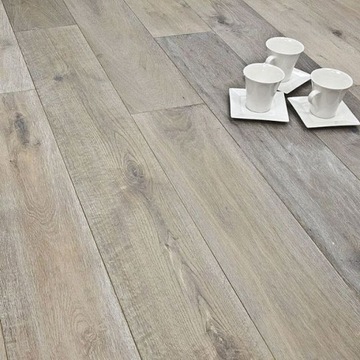 Coating pvc linoleum 3m 4m plank gray beige, фото