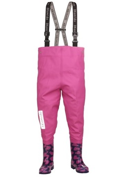Waders 3kamido hearts r. 34/ 35 pink and purple, фото